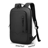Mochila Executiva Compacta para Laptops 15.6" Knight Slim Preto