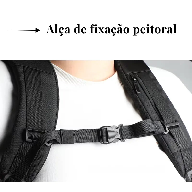 Mochila Executiva Expansível para Laptop 15.6 Rolltop | HK Urban