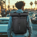 Mochila Executiva Expansível para Laptop 15.6 Rolltop | HK Urban