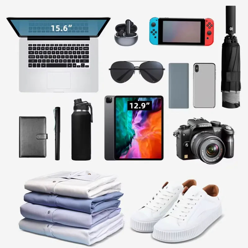 Mochila Executiva Expansível para Laptop 15.6 Rolltop | HK Urban