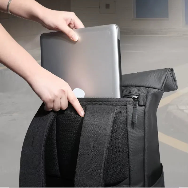 Mochila Executiva Expansível para Laptop 15.6 Rolltop | HK Urban