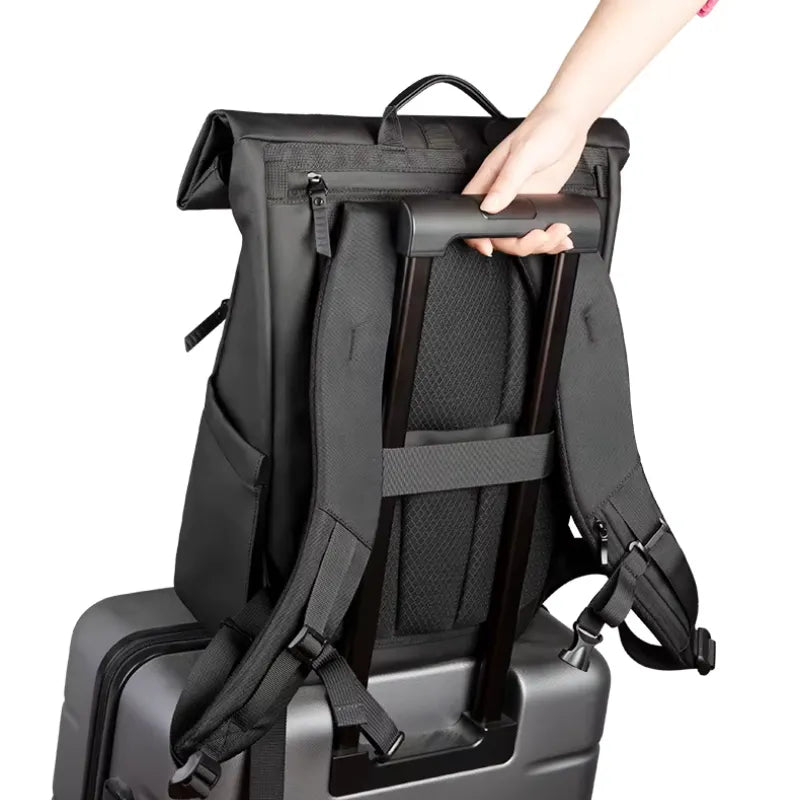 Mochila Executiva Expansível para Laptop 15.6 Rolltop | HK Urban