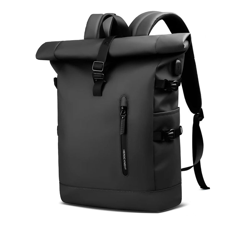 Mochila Executiva Rolltop para Laptop 15.6" com USB | Heroic Agile Preto