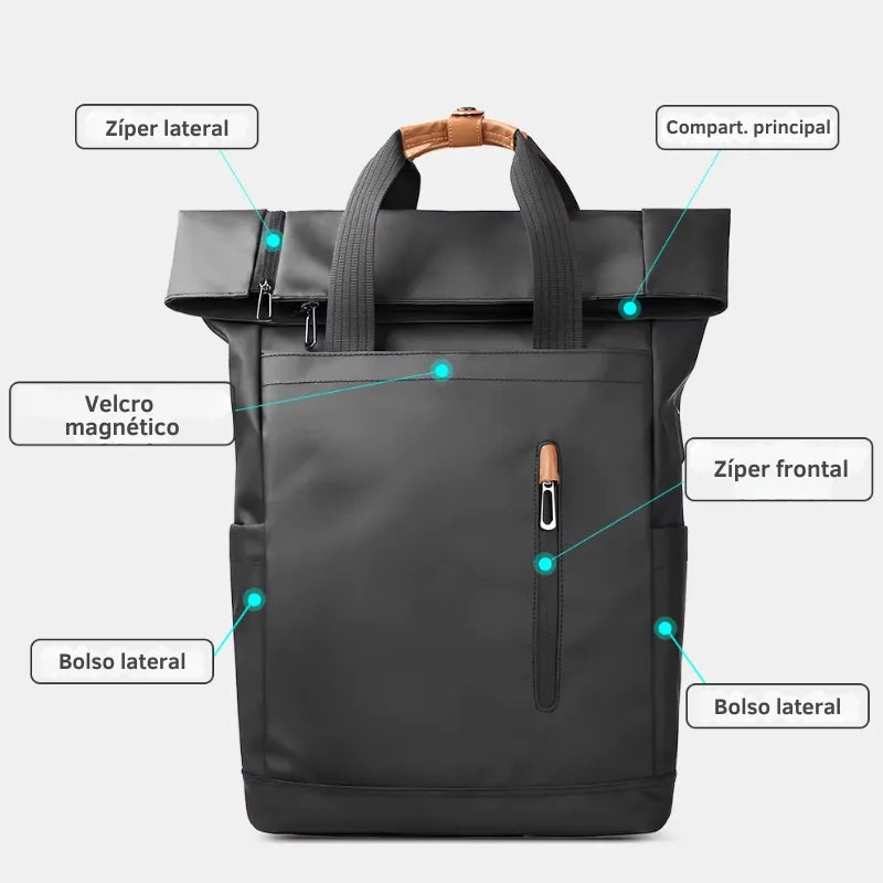 Mochila Oxford Impermeável para Notebook | Heroic Casual 15.6"