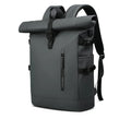 Mochila Executiva Impermeável Rolltop para Laptop 15.6" com USB | Heroic Agile Cinza