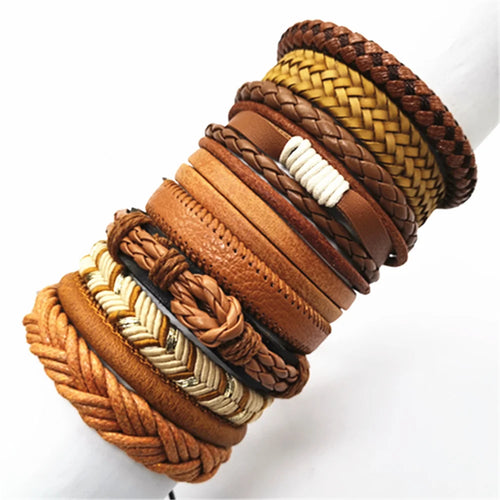 Kit de Pulseiras Masculinas Aço Inoxidável – Estilo Minimalista - Modelo 12