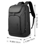 Mochila Executiva Impermeável de Couro | HK Versatile Basic