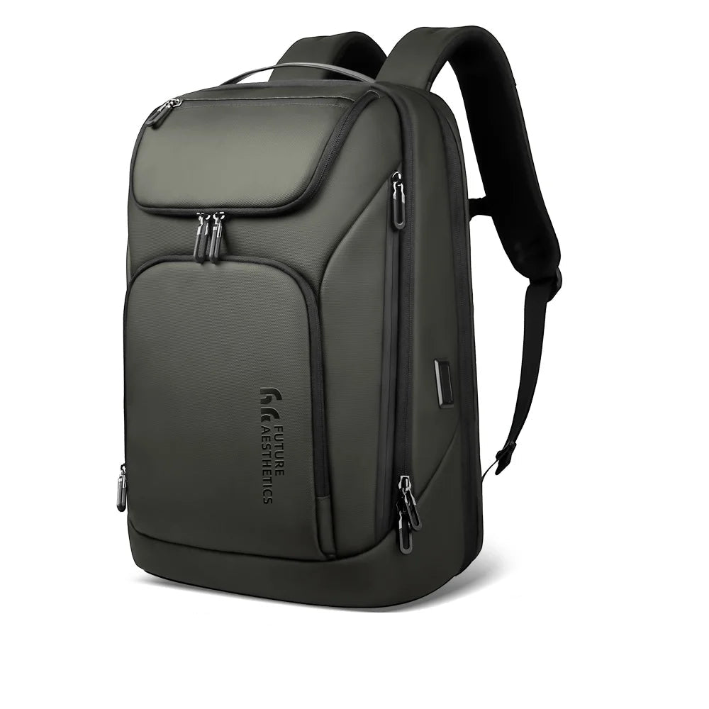 Mochila Executiva Impermeável de Couro | HK Versatile Basic