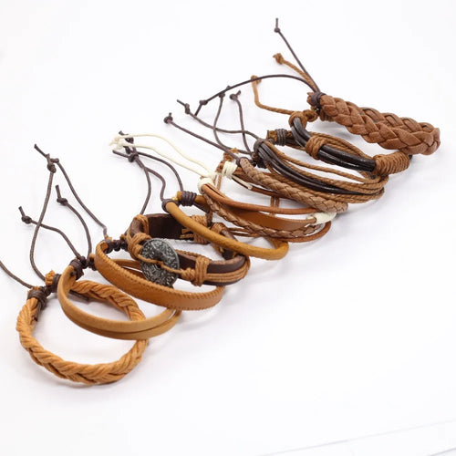Kit de Pulseiras Masculinas Aço Inoxidável – Estilo Minimalista - Modelo 12