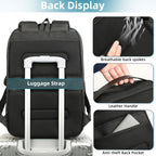 Mochila Executiva Impermeável de Couro | HK Versatile Basic