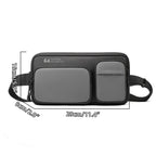 Bolsa Transversal Crossbody Masculina | HK Cinza