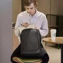 Mochila Executiva para Laptop com USB | Heroic Business Cinza Escuro