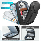 Mochila Executiva Impermeável de Couro | HK Versatile Basic