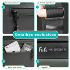 Bolsa Transversal Crossbody Masculina | HK Cinza