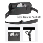 Bolsa Transversal Crossbody Masculina | HK Cinza
