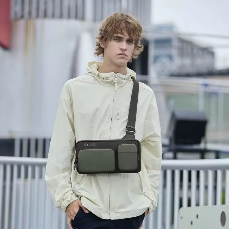 Bolsa Transversal Crossbody Impermeável Verde | HK Smart