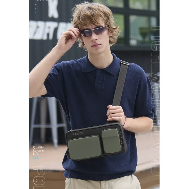 Bolsa Transversal Crossbody Impermeável Verde | HK Smart