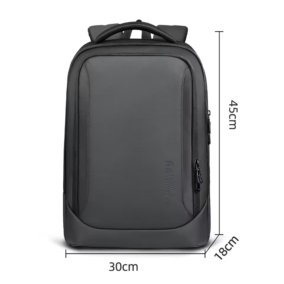 Mochila Executiva para Laptop com USB | Heroic Business Cinza Escuro