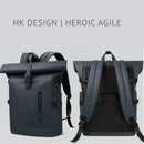 Mochila Executiva Impermeável Rolltop para Laptop 15.6" com USB | Heroic Agile Azul