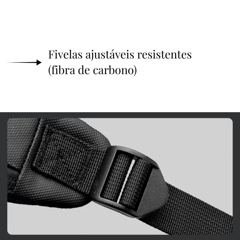 Mochila Executiva para Laptop 17" Impermeável com USB | Heroic Business Preto