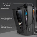 Mochila Executiva para Laptop Impermeável com USB | Heroic Business Verde