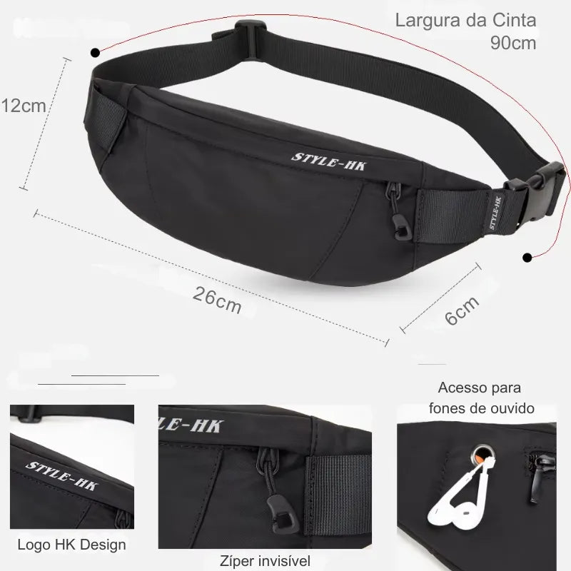 Pochete Impermeável Unisex | Knight Casual